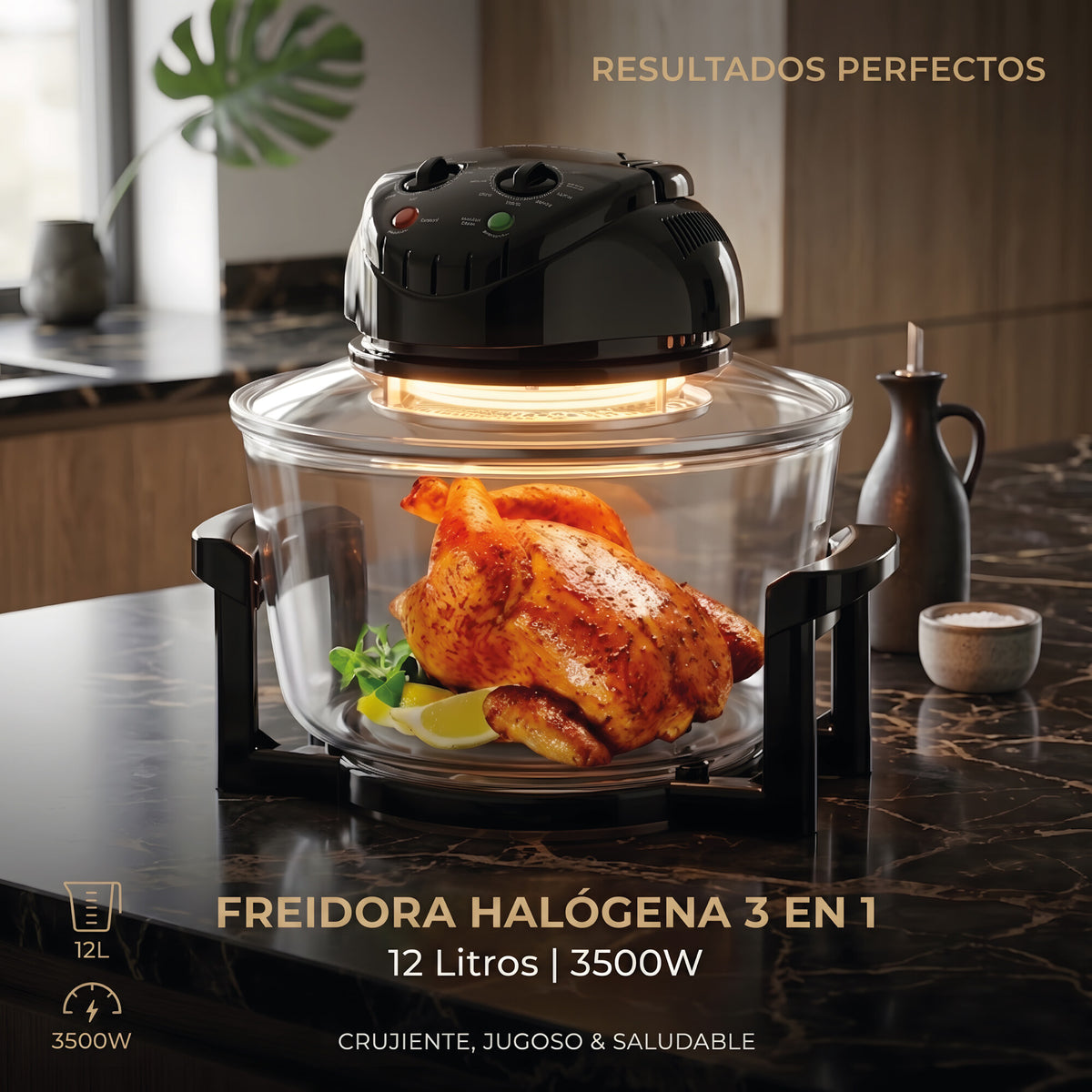 Beneficios del horno freidor halógeno RAF R.5302