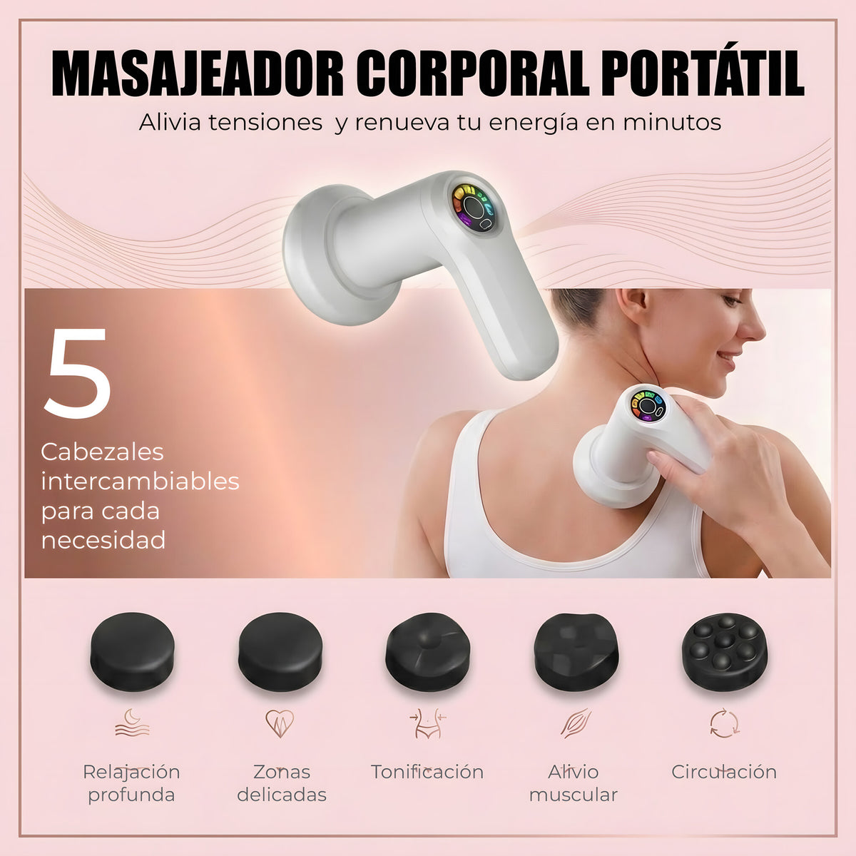 Beneficios del masajeador corporal YX-720