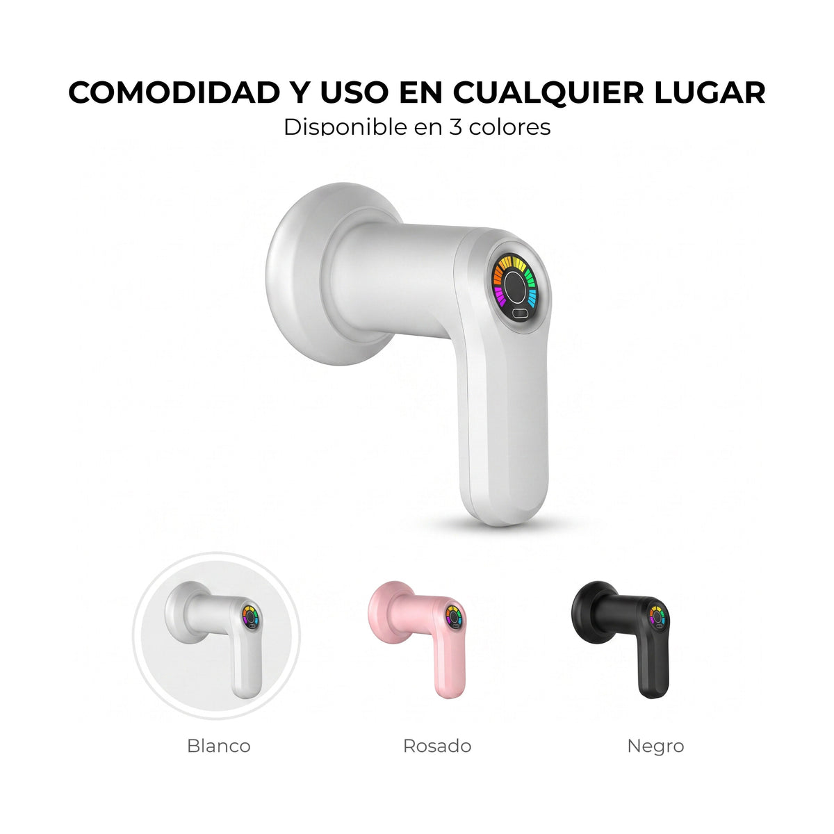 Colores disponibles del masajeador corporal YX-720